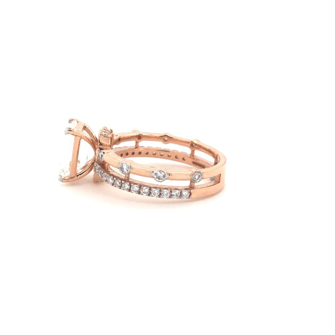 La DiaMantés |  Radiant Elegance Emerald-Cut Ring
